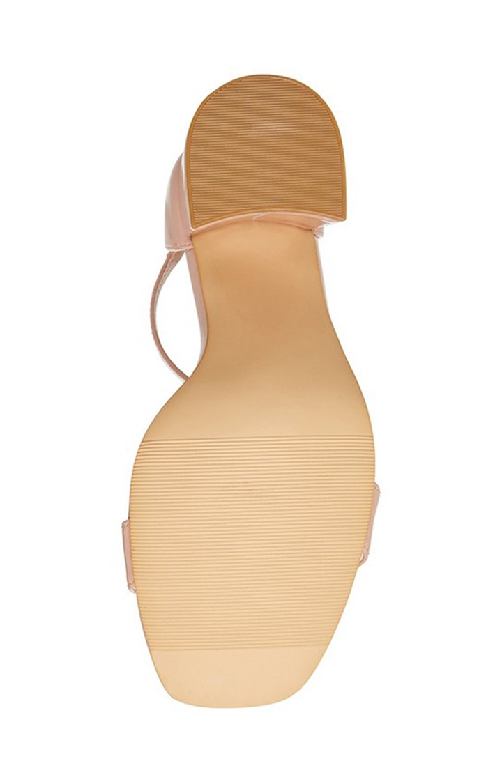 Sstar Natural Heel Sandals