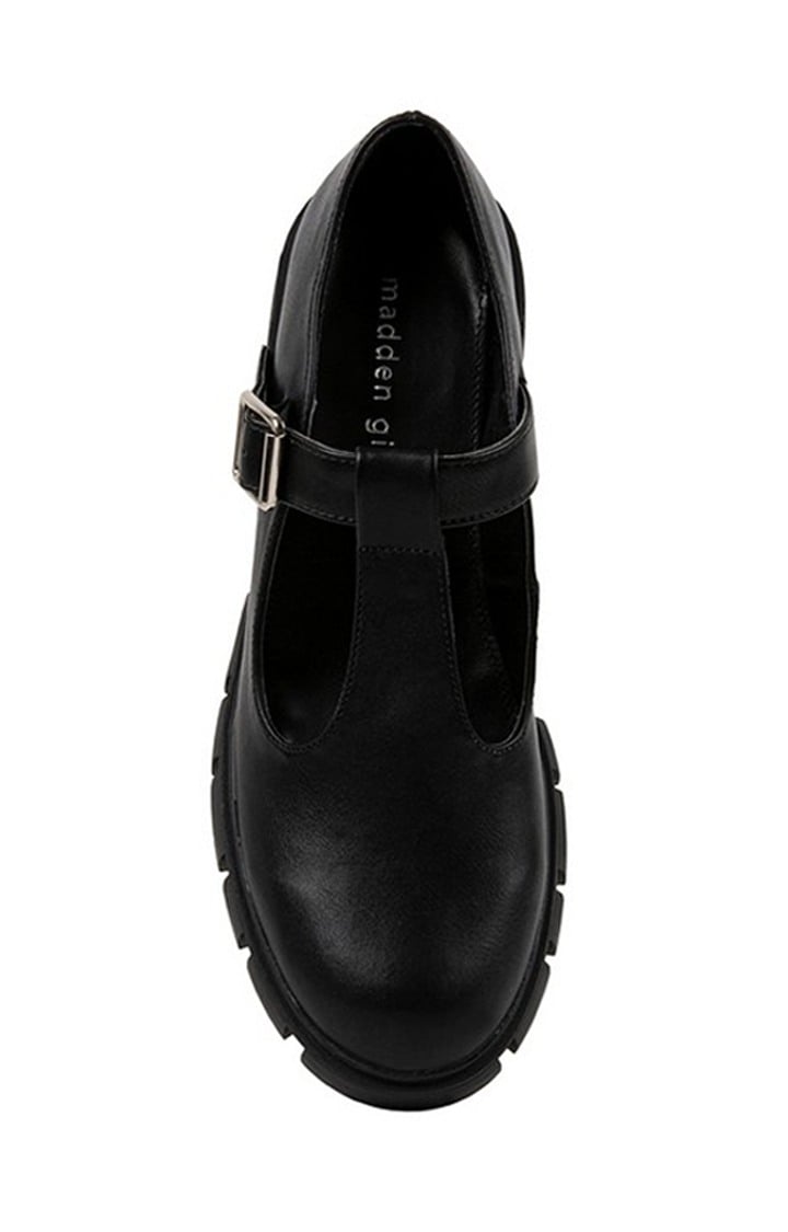 Heidii Black Closed Flats & Ballerinas