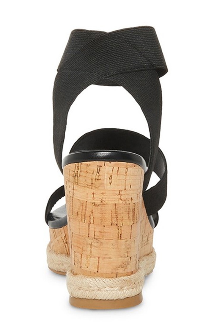 Marandaa Black Wedges