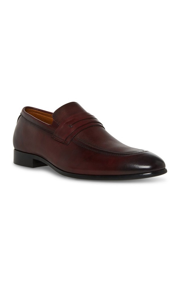 Richmond Burgundy Tie-Ups & Dress Loafers