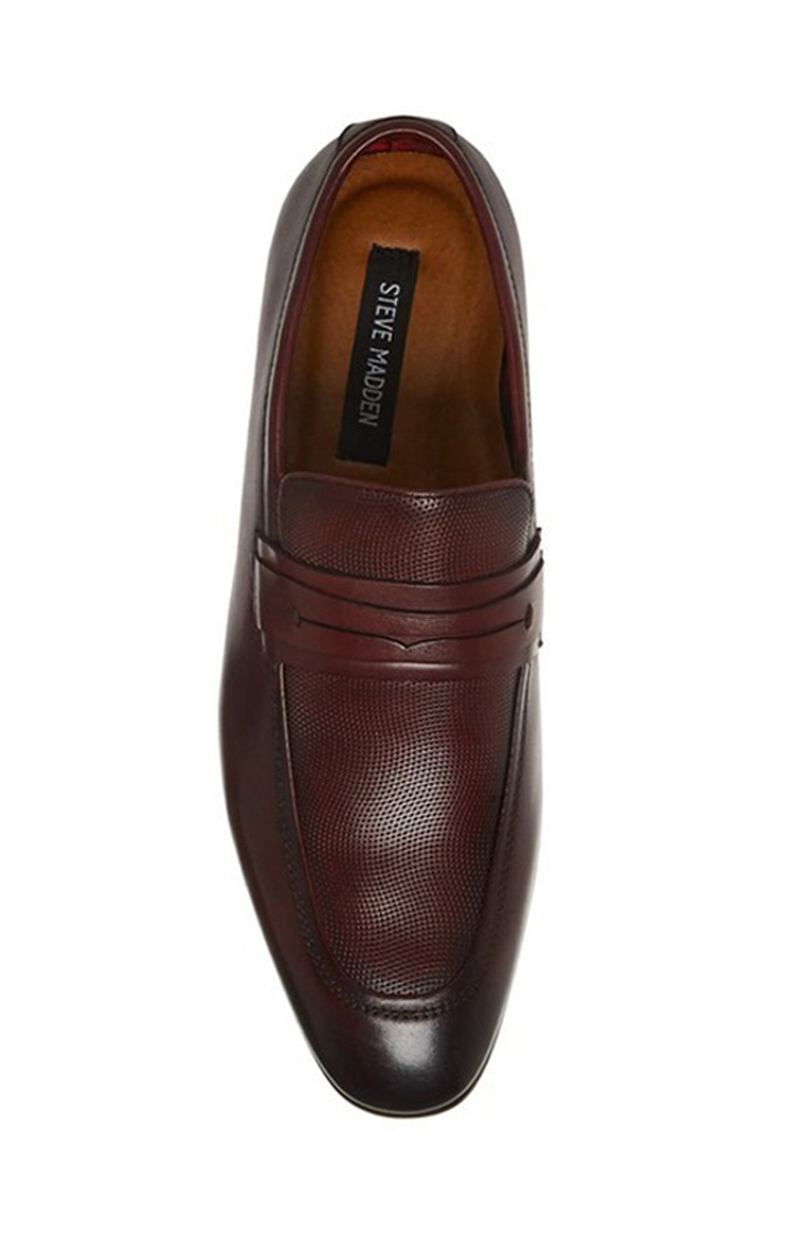 Richmond Burgundy Tie-Ups & Dress Loafers