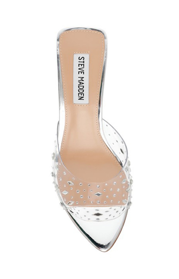 Foresee-S Silver Heel Sandals