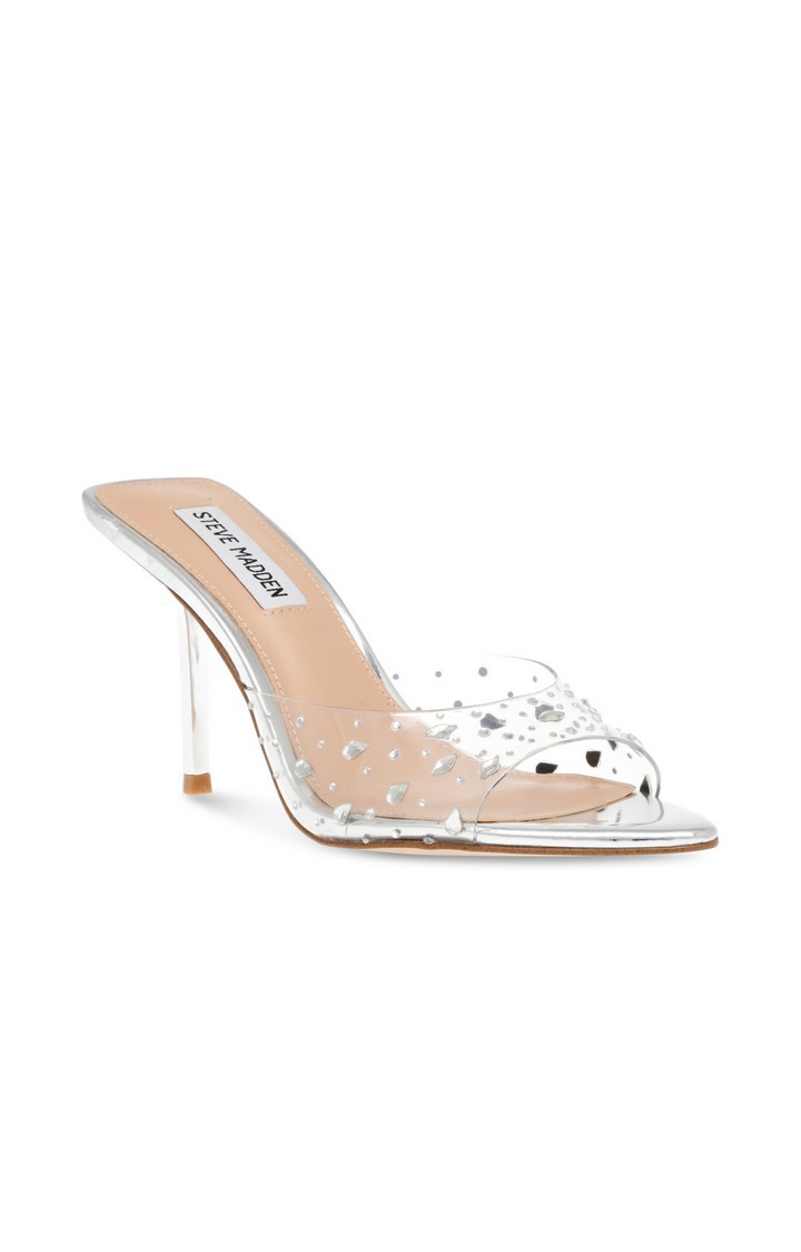 Foresee-S Silver Heel Sandals