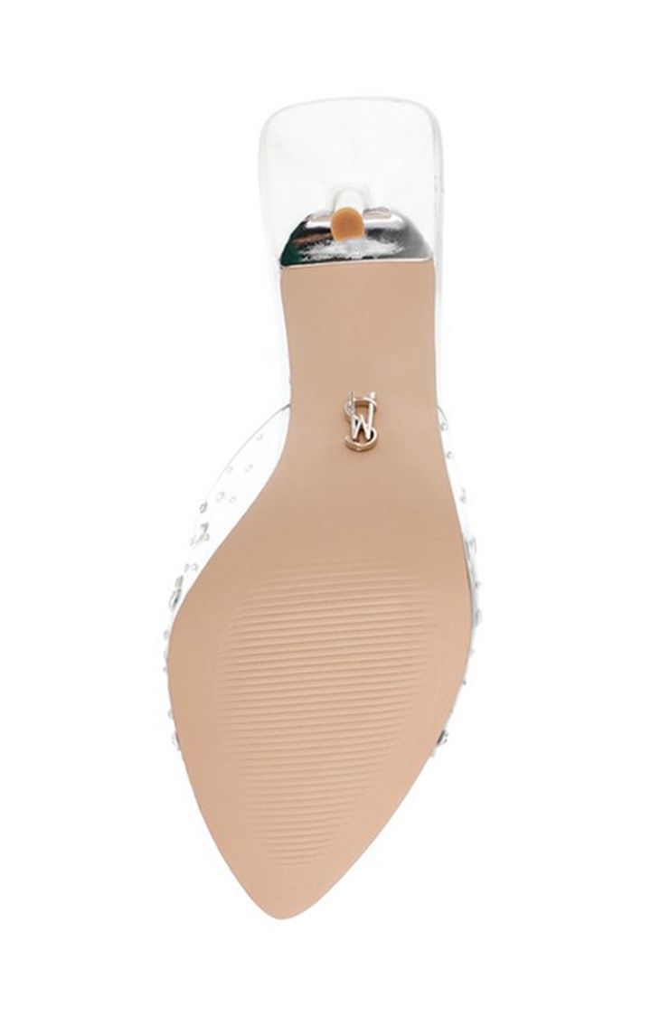 Foresee-S Silver Heel Sandals