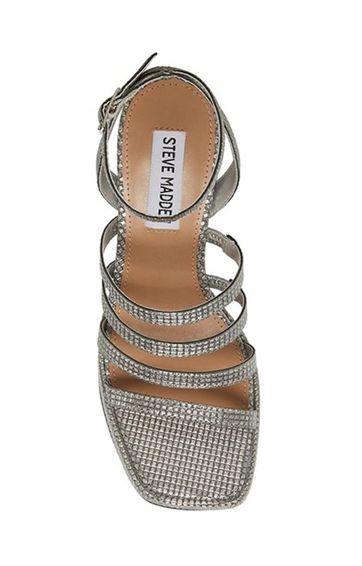 Marilyn Silver Heel Sandals