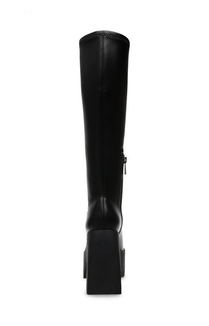 Top-Level Black Boots