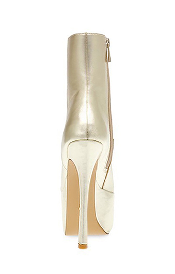 Off-Duty Gold Boots