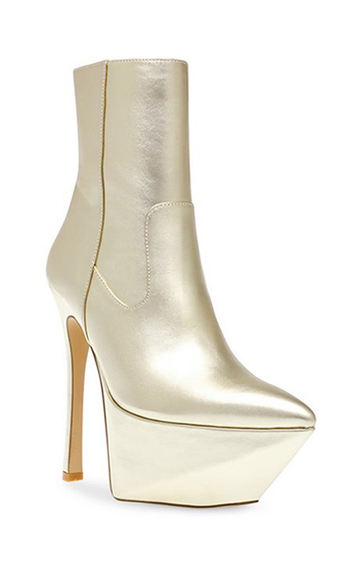 Off-Duty Gold Boots