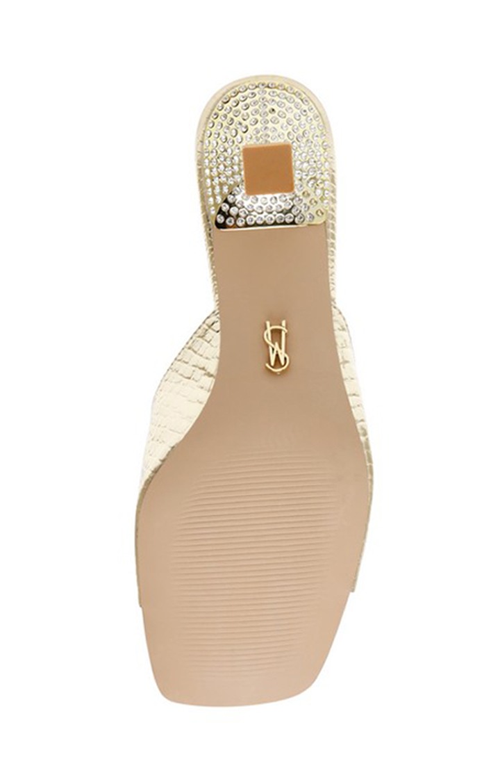 Alayah Gold Heel Sandals