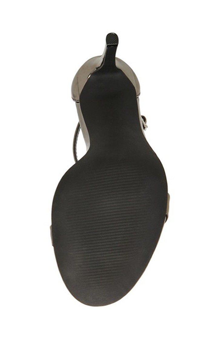 Brazen Silver Heel Sandals