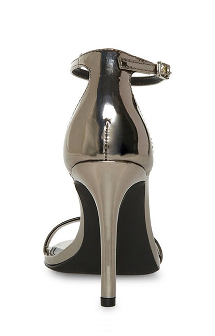 Brazen Silver Heel Sandals