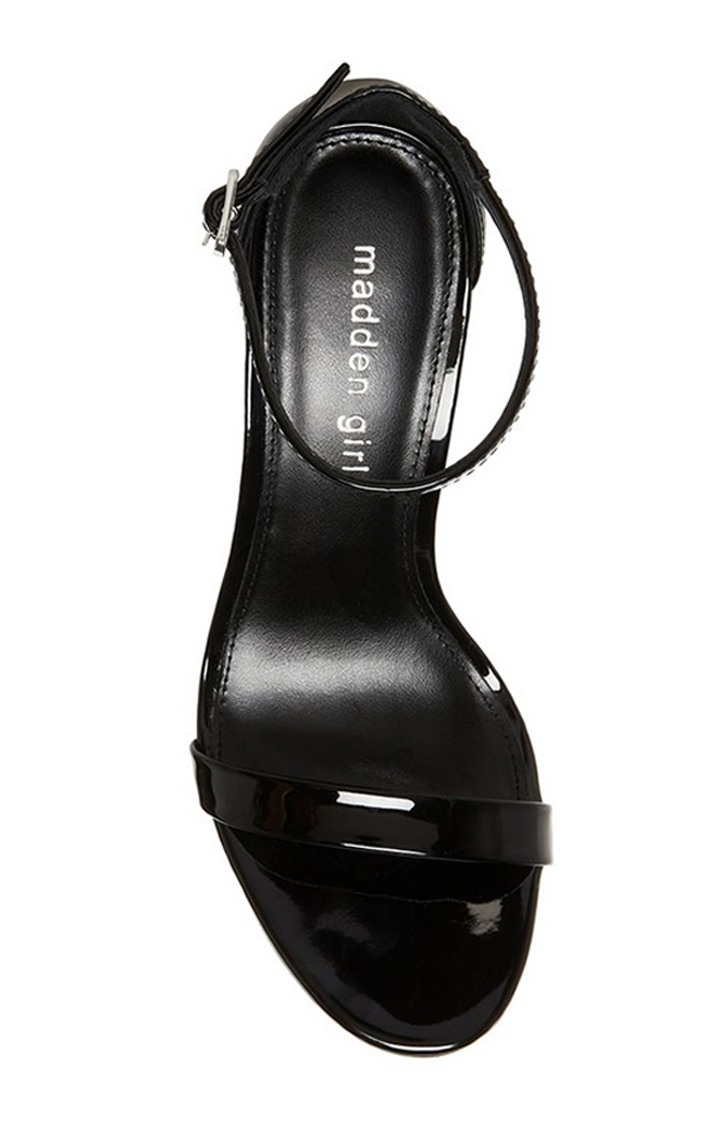 Brazen Black Heel Sandals