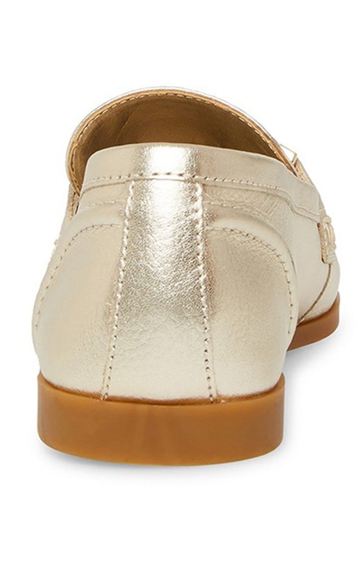 Carrine Gold Closed Flats & Ballerinas