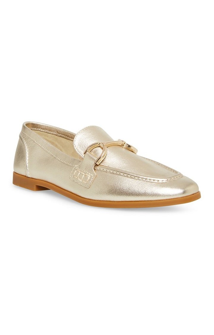 Carrine Gold Closed Flats & Ballerinas