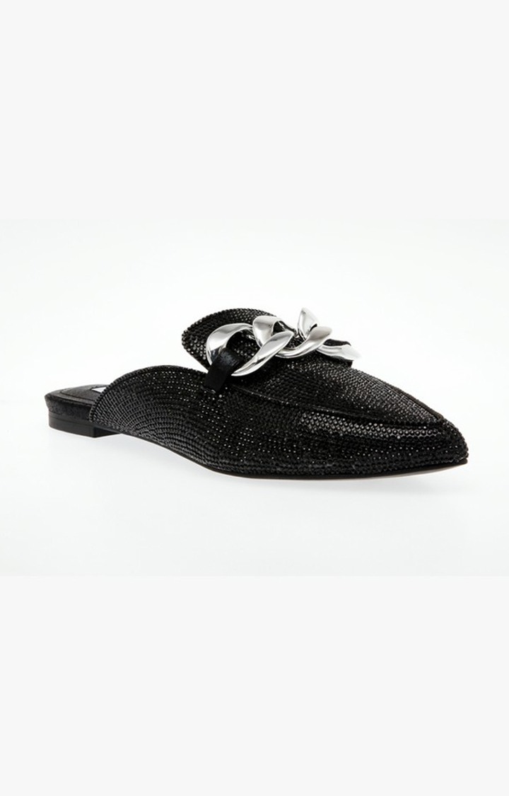 Fleur-R Black Closed Flats & Ballerinas