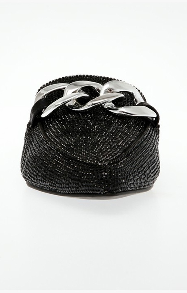 Fleur-R Black Closed Flats & Ballerinas
