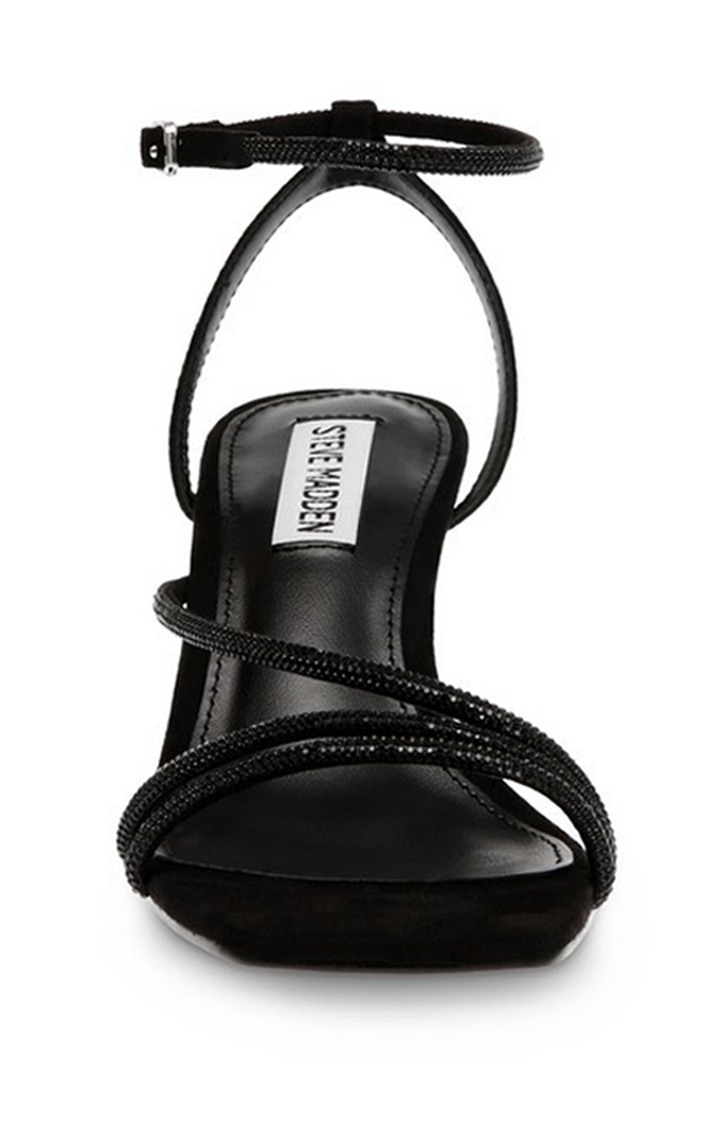 Stir-Up Black Heel Sandals