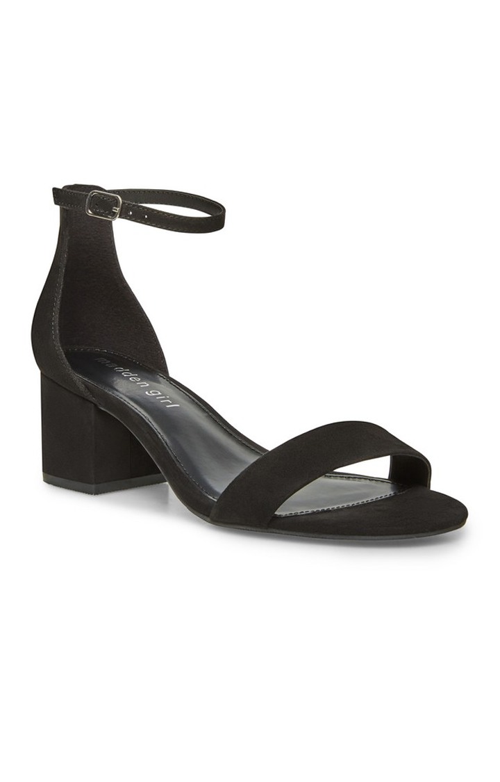 Ileanaa Black Heel Sandals