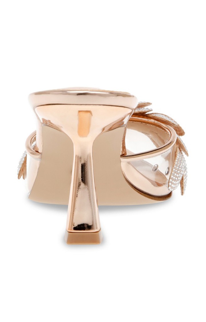 Luxecity-F Rose Gold Heel Sandals