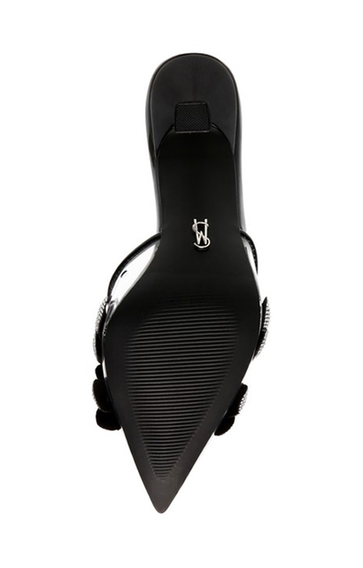 Luxecity-F Black Heel Sandals
