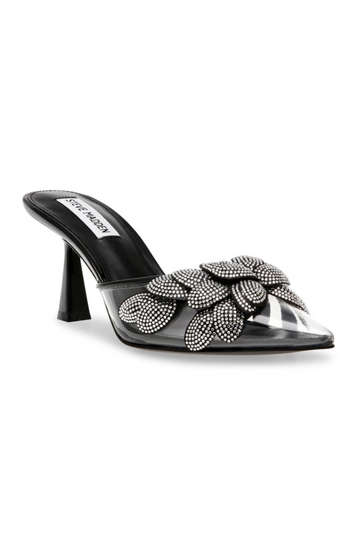 Luxecity-F Black Heel Sandals