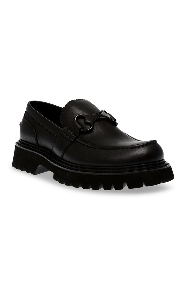 Gustavo Black Tie-Ups & Dress Loafers