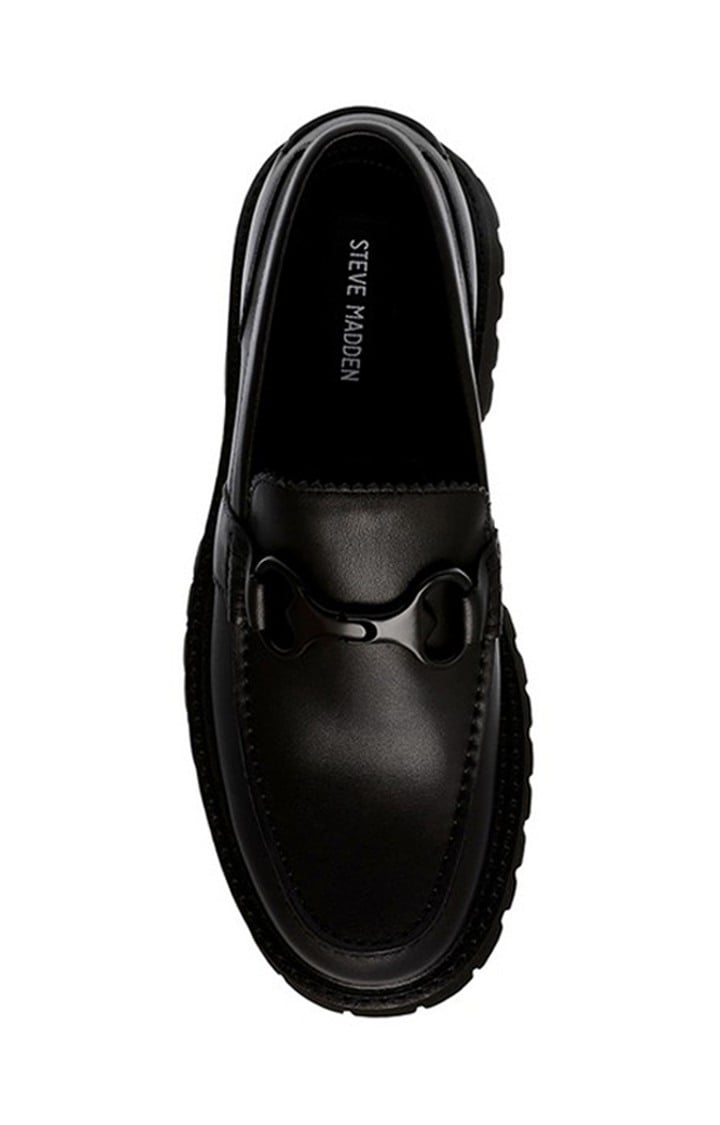 Gustavo Black Tie-Ups & Dress Loafers