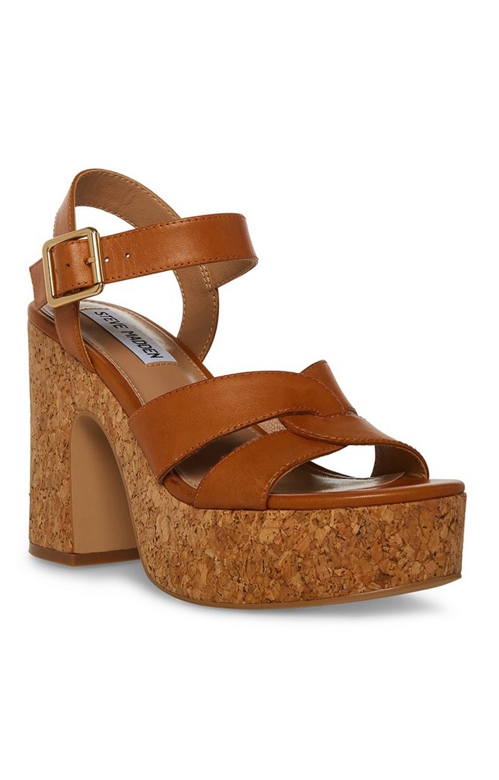 Carisma Tan Heel Sandals