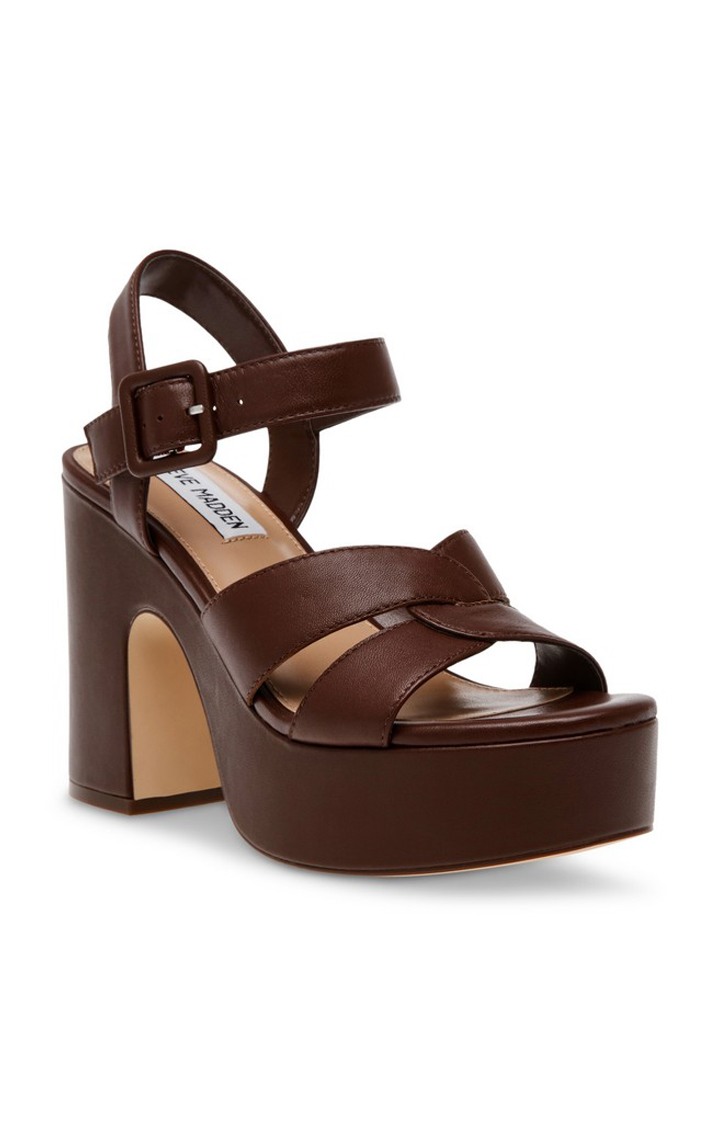 Carisma Brown Heel Sandals