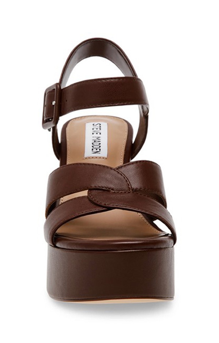 Carisma Brown Heel Sandals
