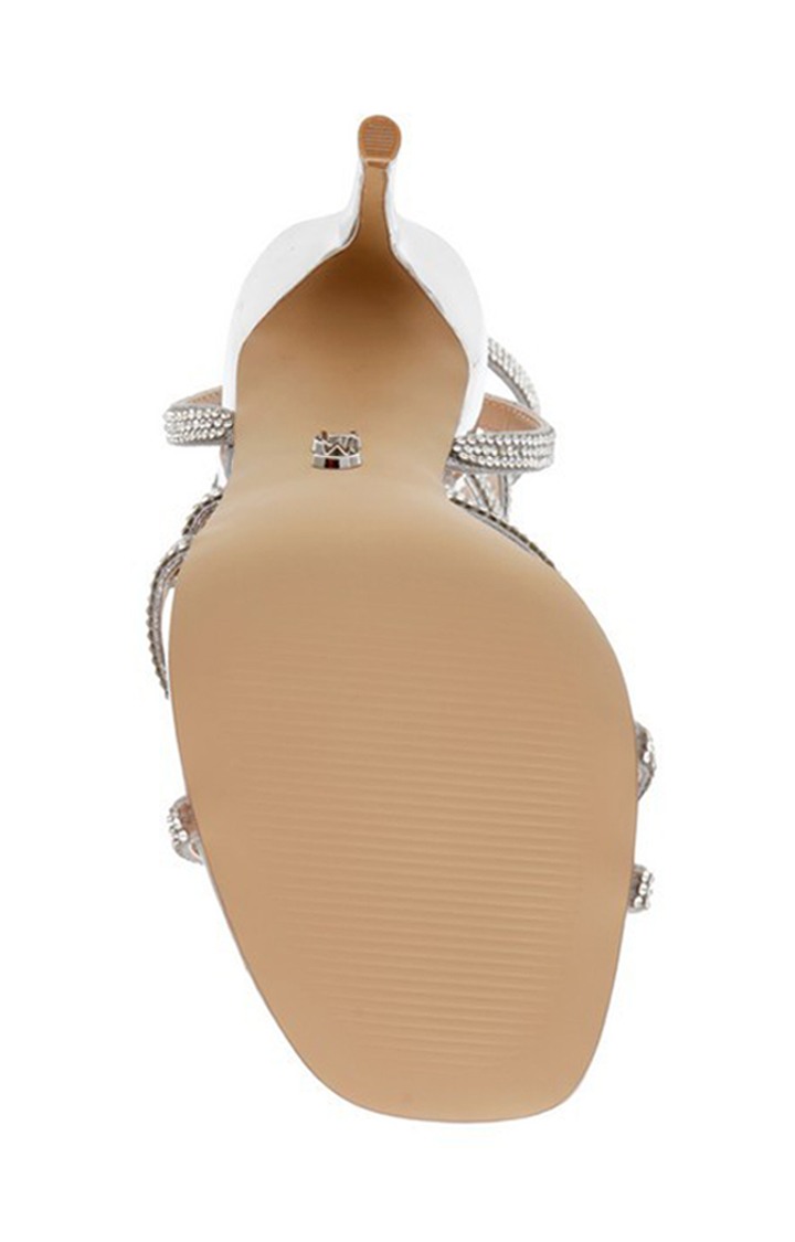 Nostalgia Silver Heel Sandals