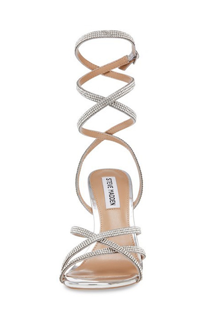 Nostalgia Silver Heel Sandals