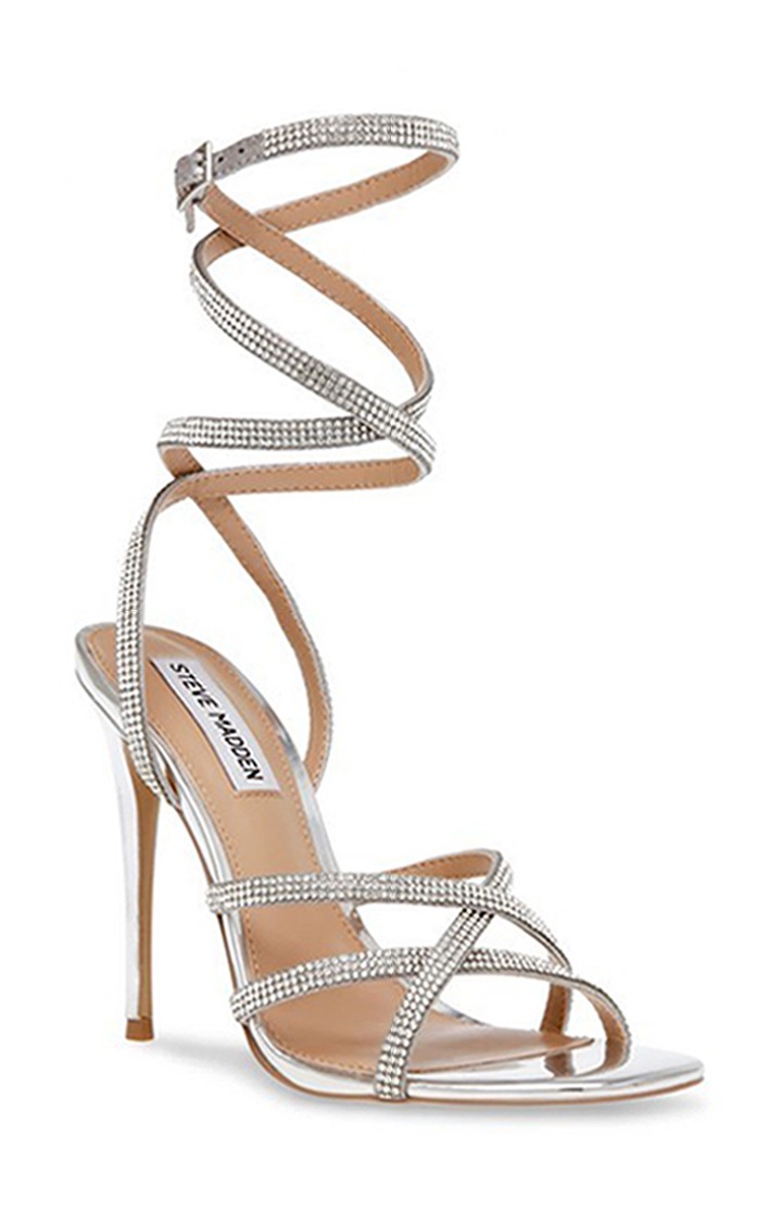 Nostalgia Silver Heel Sandals