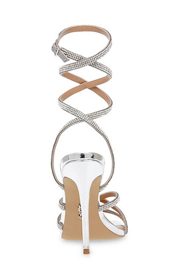 Nostalgia Silver Heel Sandals