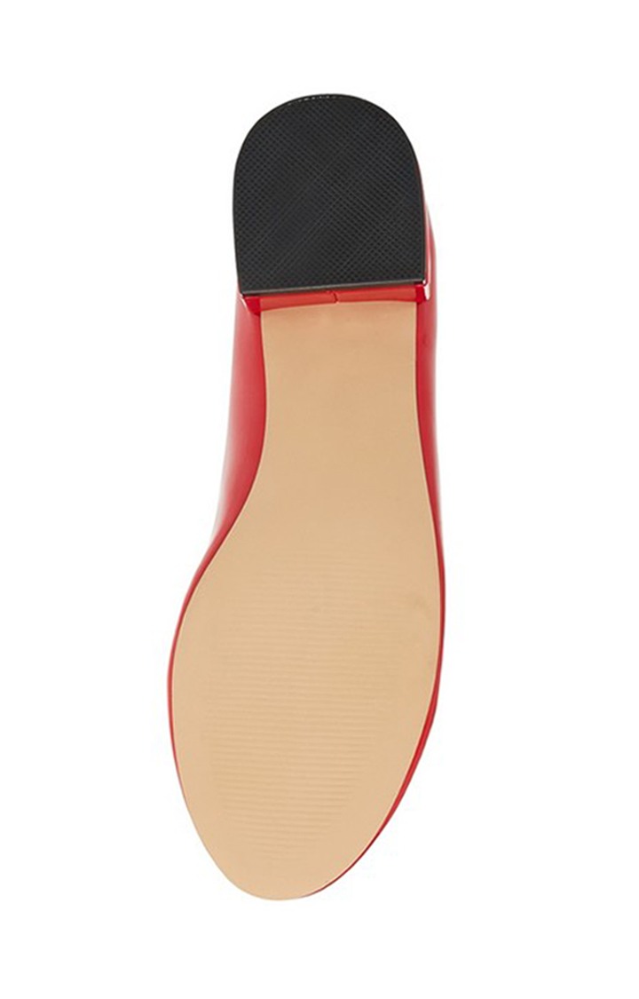 Cherish Red Closed Flats & Ballerinas
