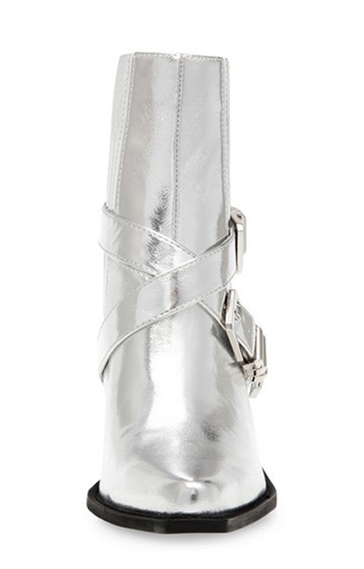 Scripter Silver Boots