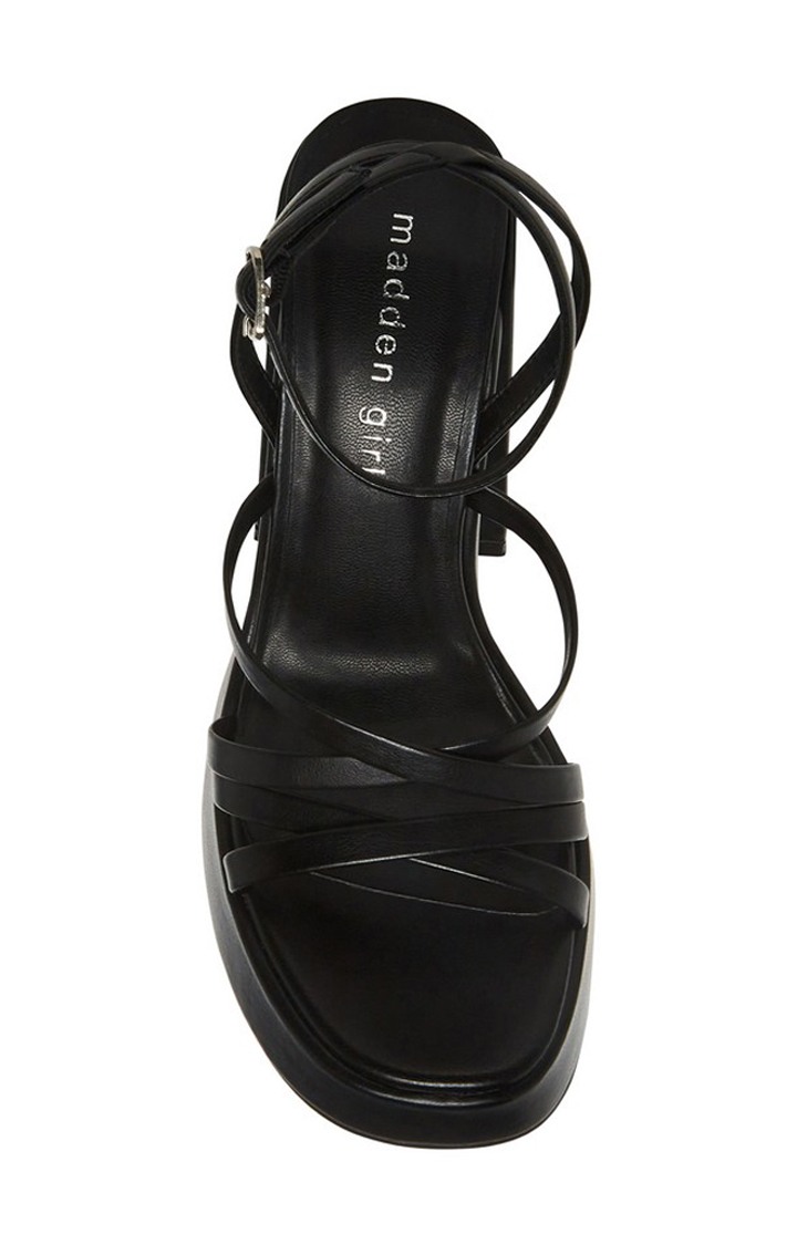 Acess Black Heel Sandals