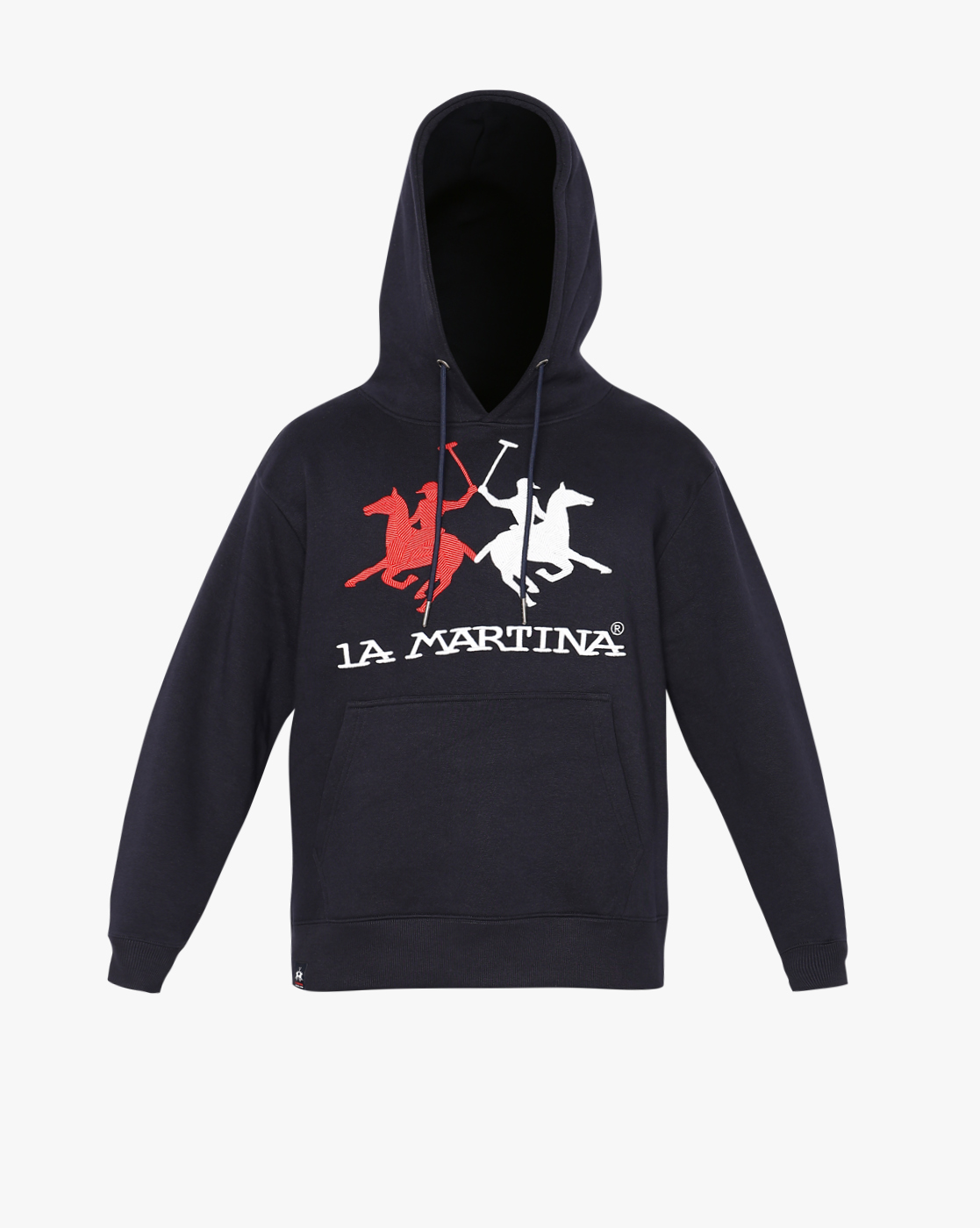 La Martina Men's Long Sleeves Cotton Sweatshirt With Hood