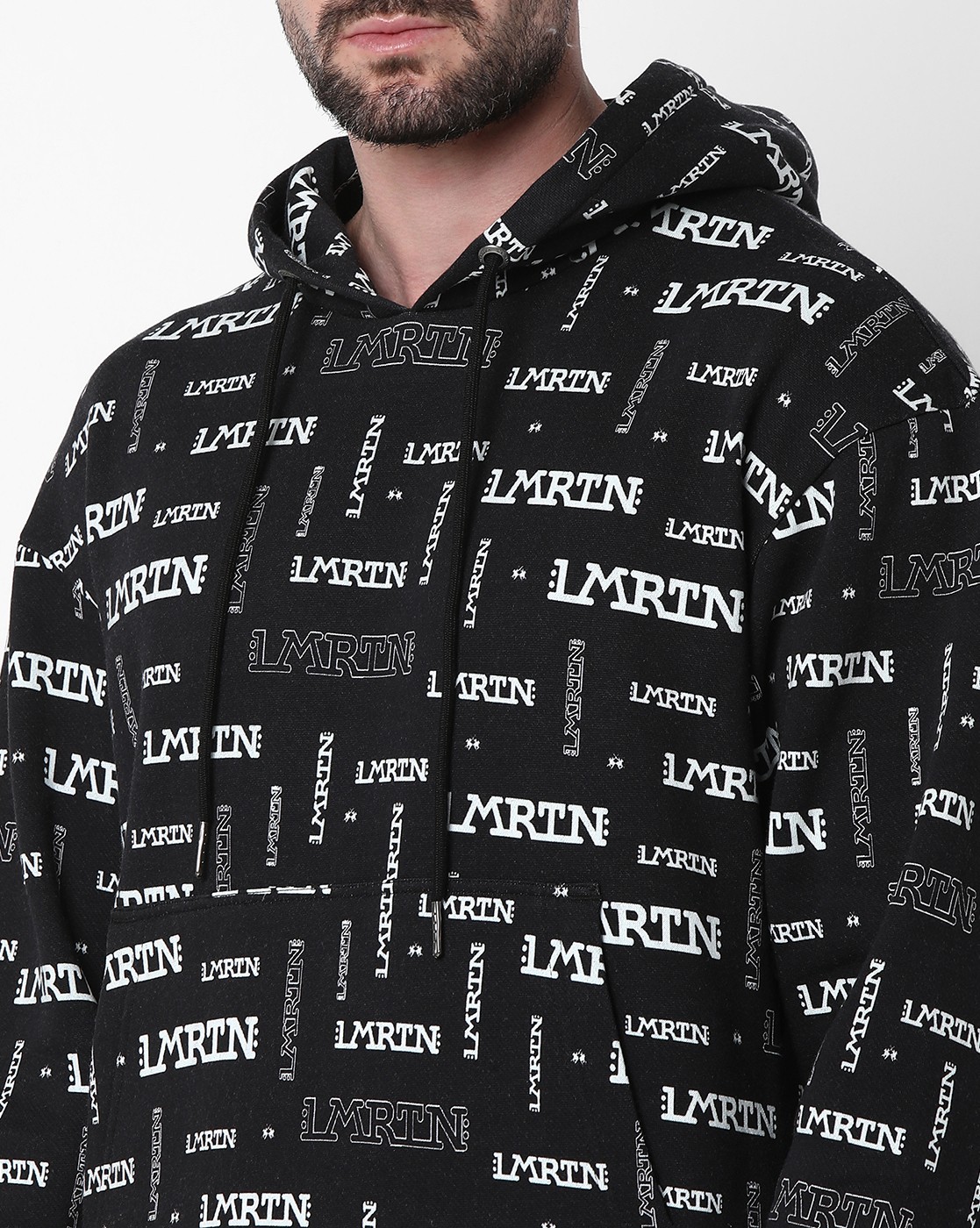La Martina Men's Cotton Sweatshirt With Hoodie & Closed Front