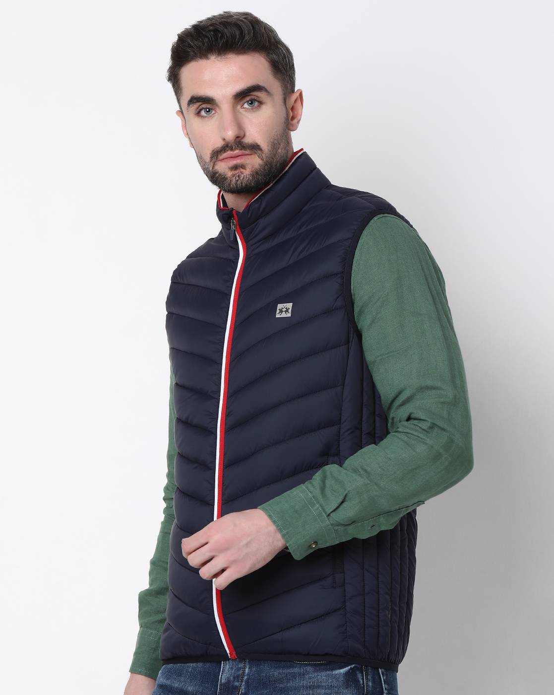 La Martina Men's Packable Gilet Jacket