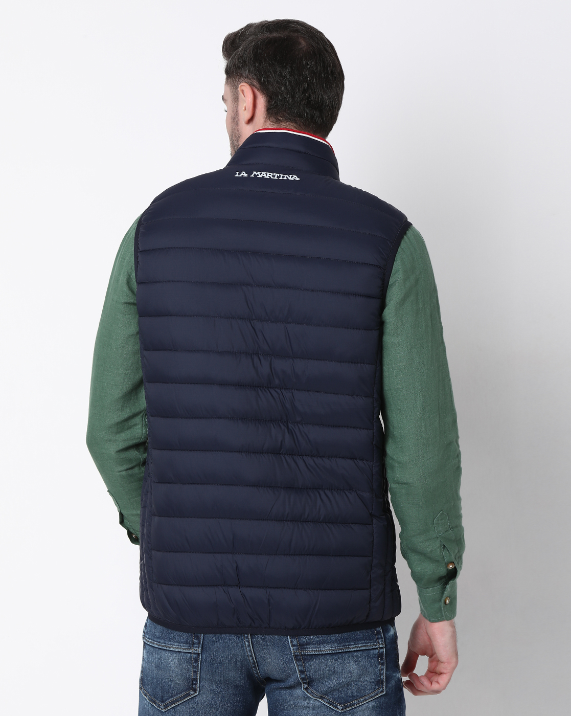 La Martina Men's Packable Gilet Jacket
