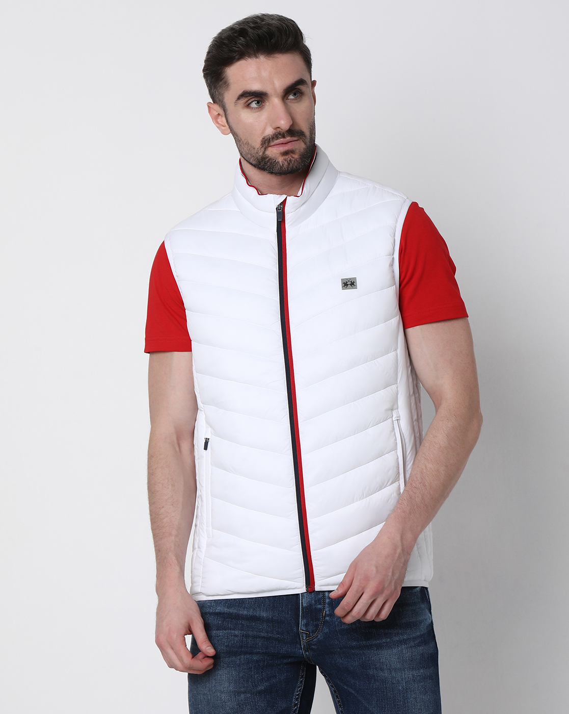 La Martina Men's Packable Gilet Jacket