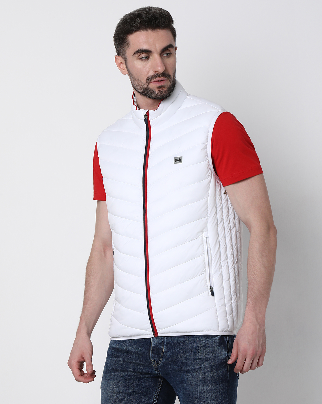 La Martina Men's Packable Gilet Jacket