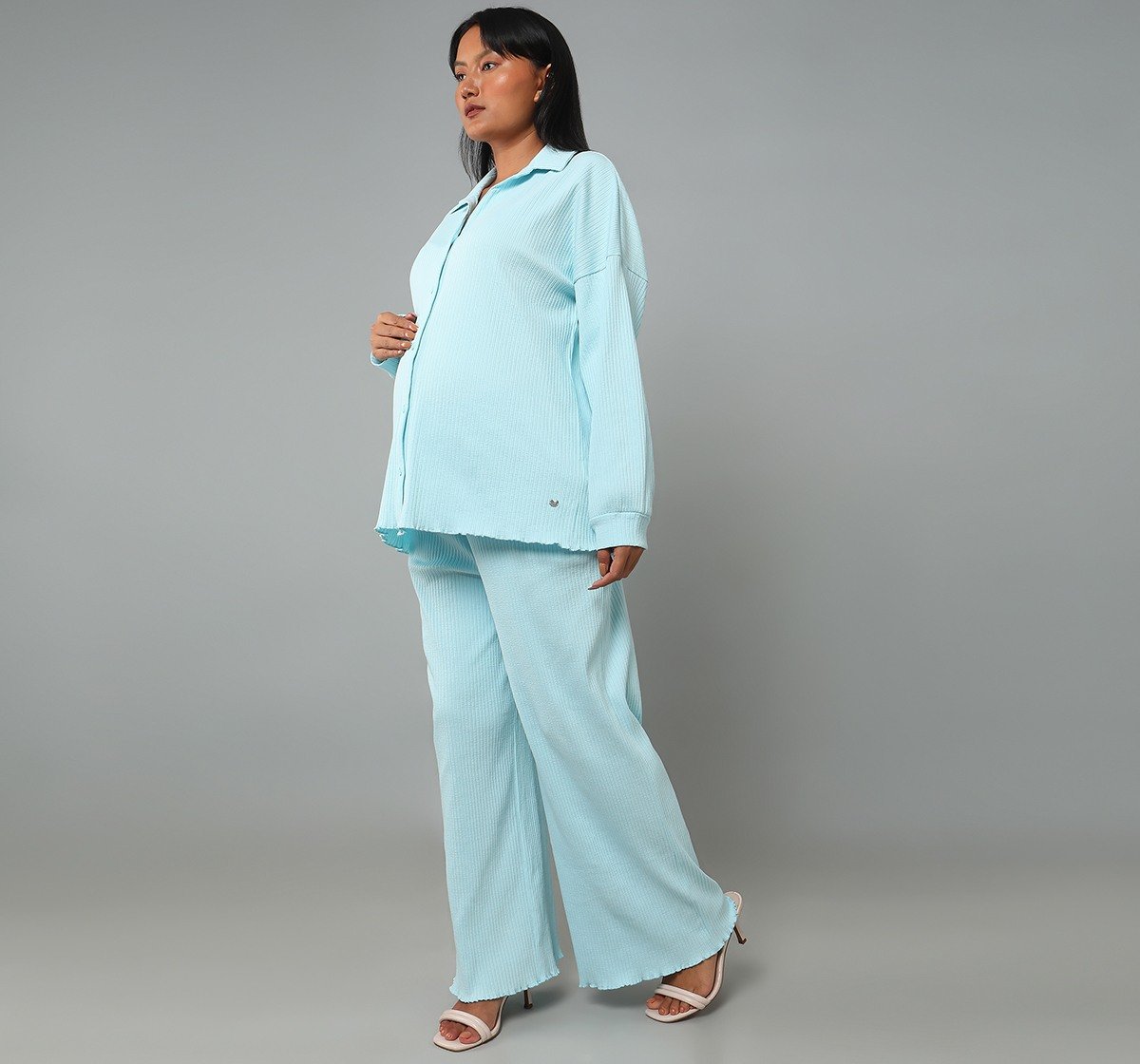 Rib Set With Hem Detailing