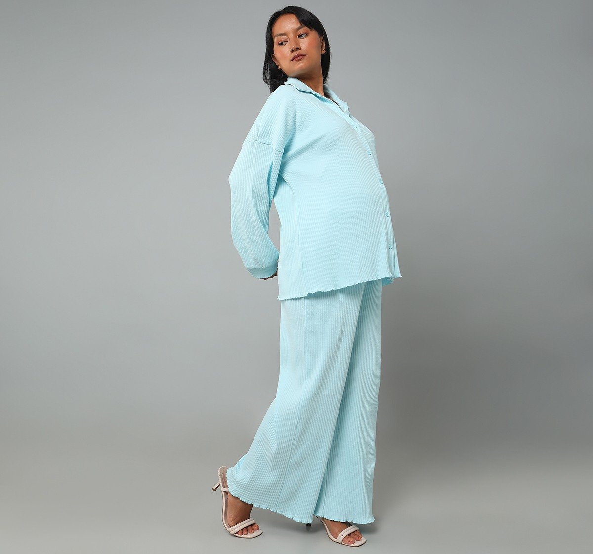 Rib Set With Hem Detailing