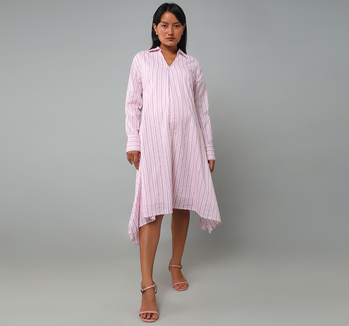 Asymmetric Long Dress