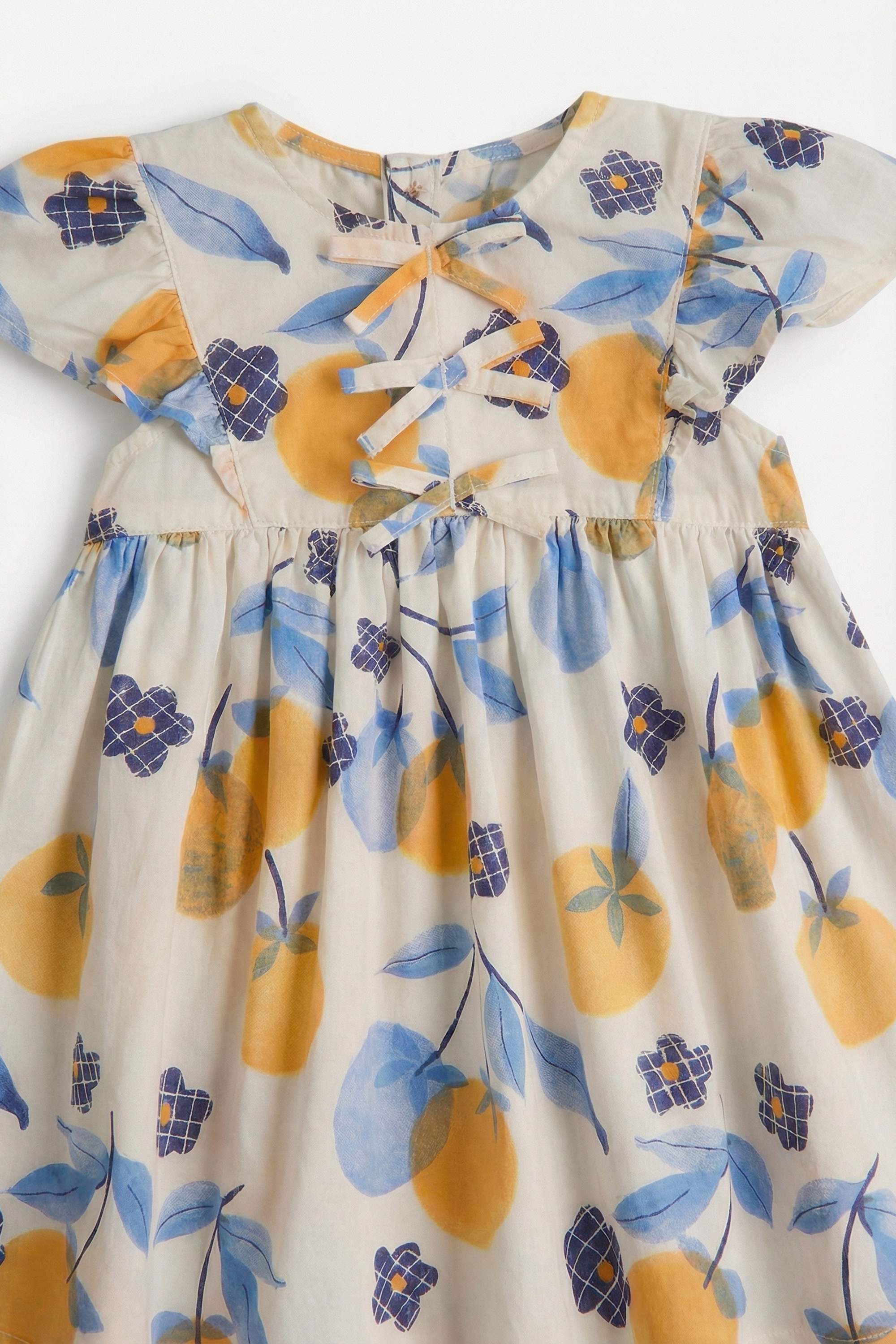 Mothercare Mini Girl Mediterranean Charm Printed Short Sleeves