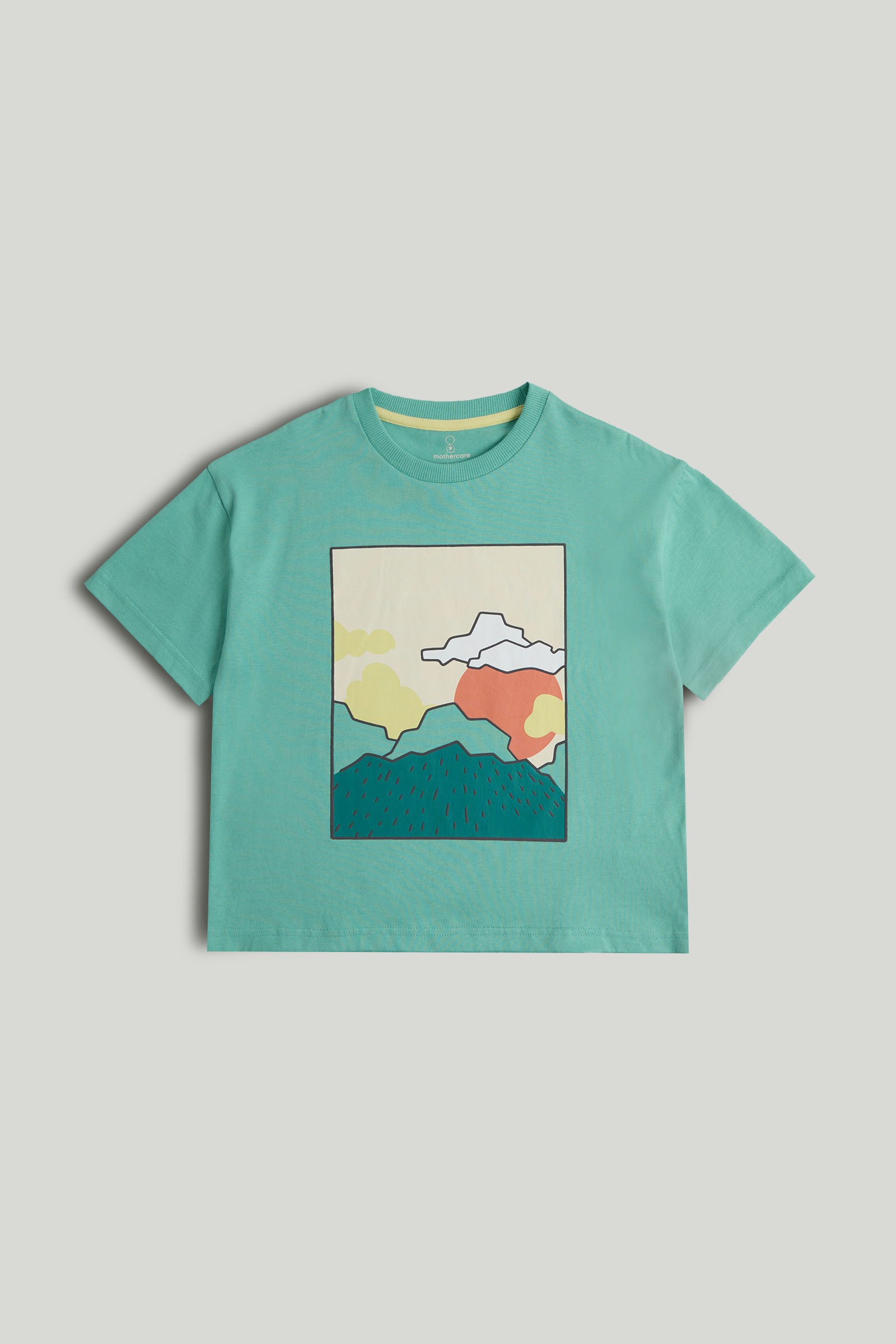 Mothercare Junior Boys Base Camp Printed Short Sleeves T-shirt - Green