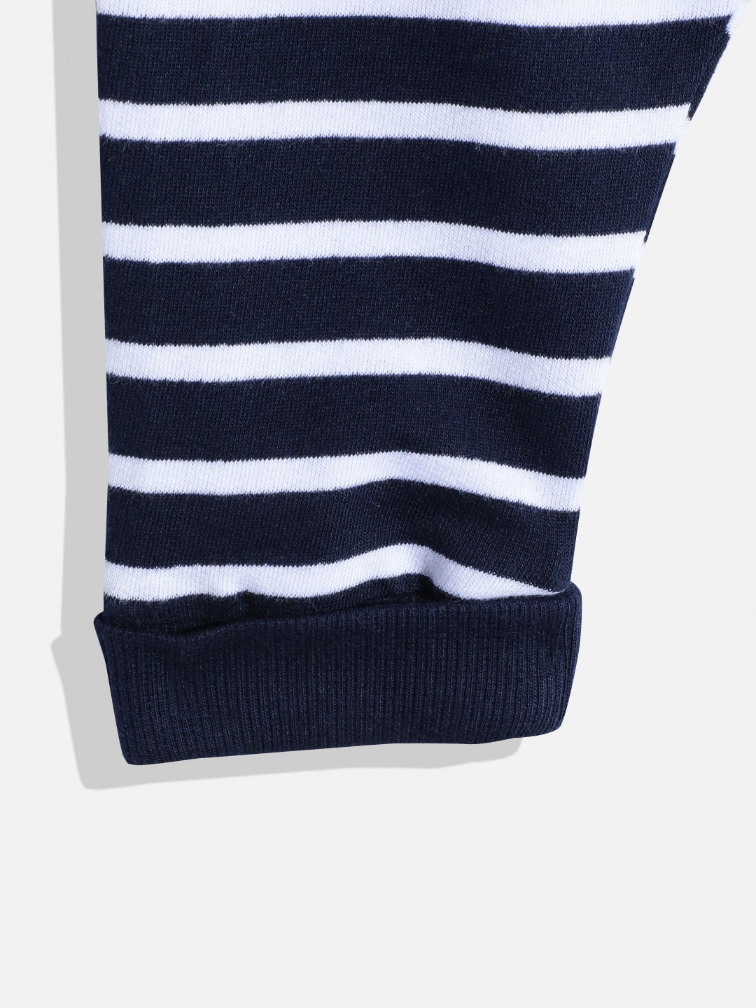 Mothercare Boys Folded Waistband Joggers - Pack of 2 - Navy
