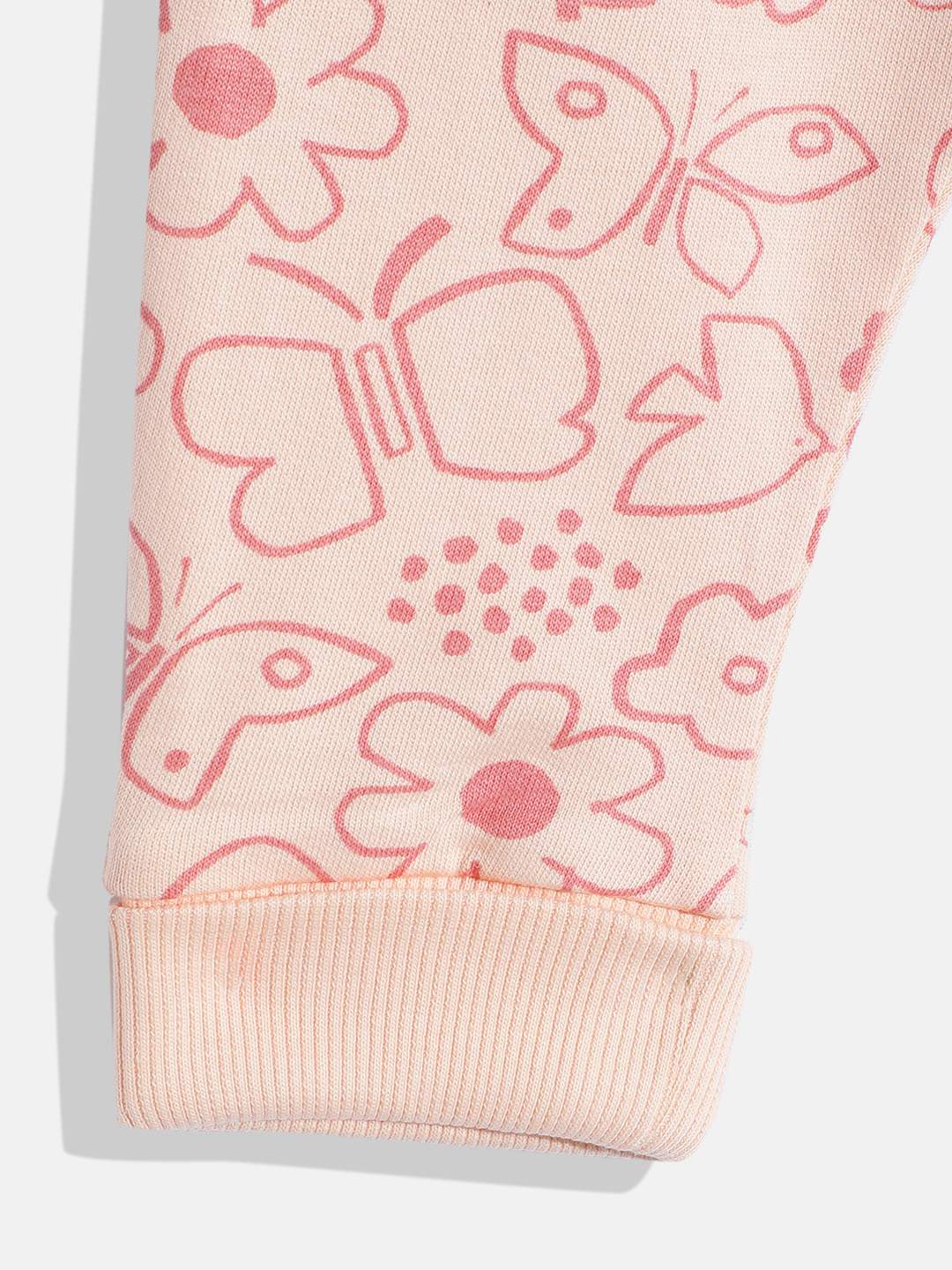 Mothercare Girls Folded Waistband Joggers - Pack of 2 - Rust
